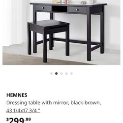 IKEA Vanity / Dresser With Mirror 