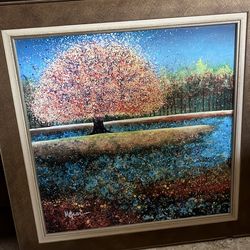 Tree painting house decor