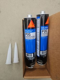 Sikaflex P2G Primerless to Glass sealant