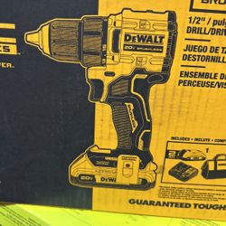 DeWALT 20vmax Brushless 1/2” Drill Driver Kit 