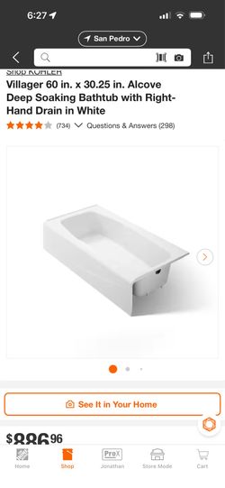 Kohler Cast Iron Tub