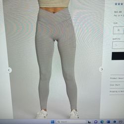 2 Seamless Crossover Leggings By Gold Hinge