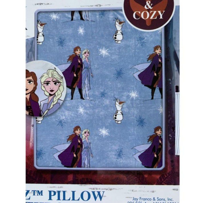 Elsa And Ana Pillow And Blanket