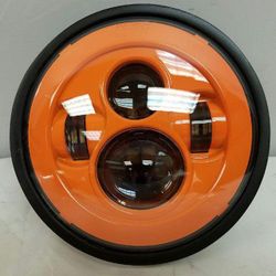 7″ DAYMAKER Kawasaki Vulcan Nomad 800 Replacement Orange HID LED Light Bulb Headlight Motorcycle