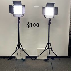 Video Light Panel Kit 600 LED 2 Pack Set