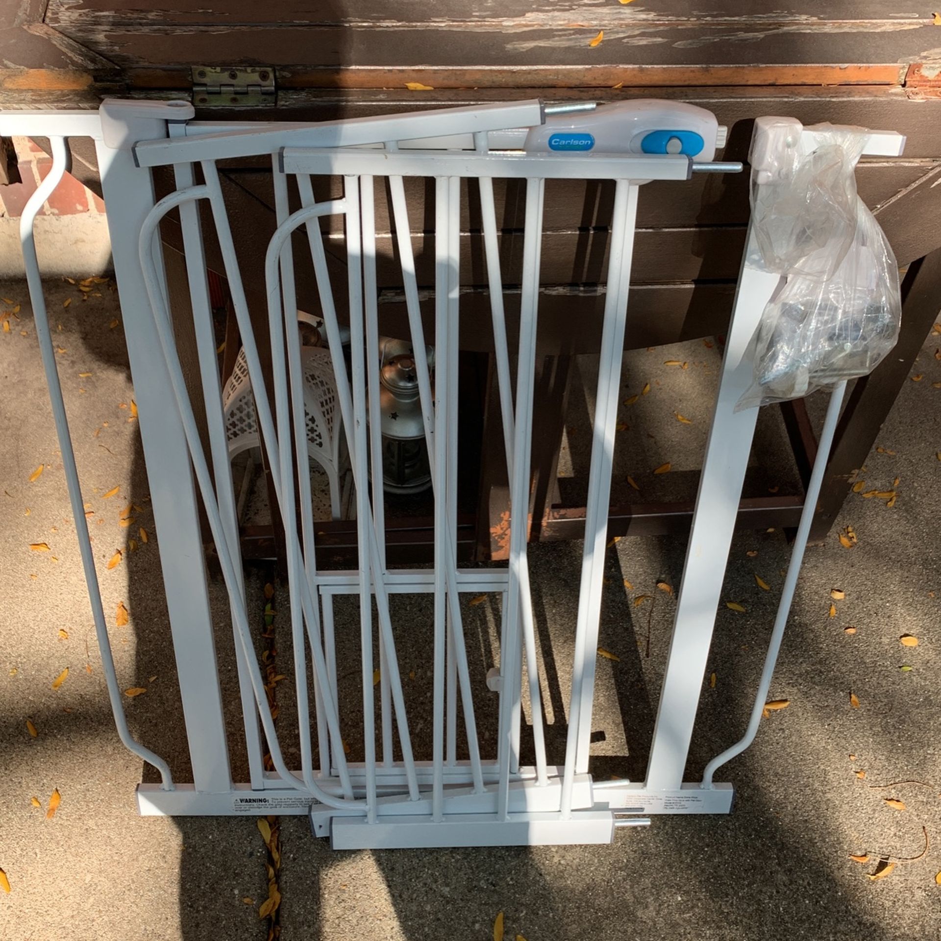 Carlson Dog Gate White