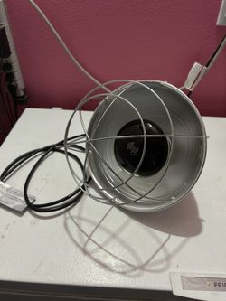 Heat Lamp with Red Bulb