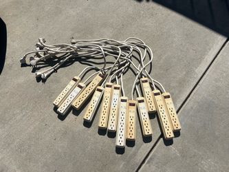 Lot of Power Strips with Cords