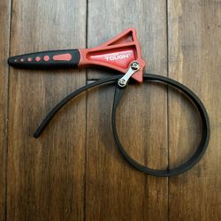 Hyper Tough 4-INCH ADJUSTABLE STRAP OIL FILTER WRENCH Auto Car Truck Marine SUV