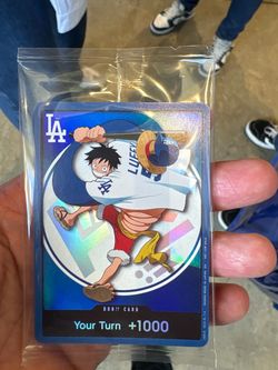2026 Los Angeles Dodgers One Piece Card Monkey D Luffy Card