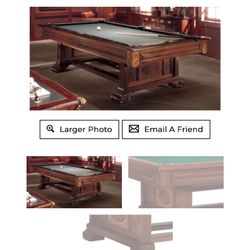 Brunswick Windsor Dark Walnut Pool Table 