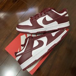 Nike Dunk Lows Maroon, 8'5