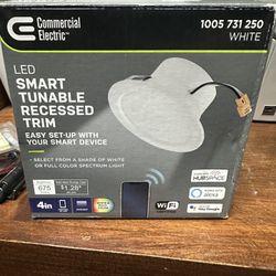 LED Smart Tunable Recessed Trim