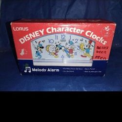 Disney character clock, vintage