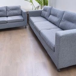 2 Grey Couches- Delivery
