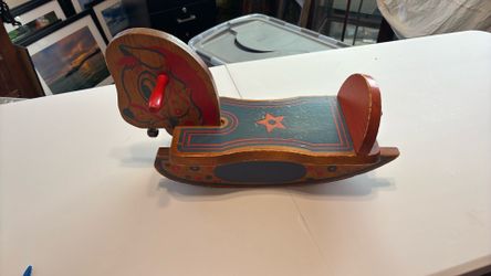 Child’s vintage rocking horse