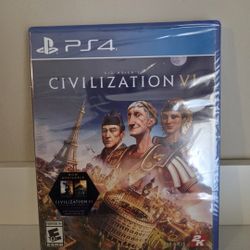 PS4 Game- CIVILIZATION VI Sealed- New