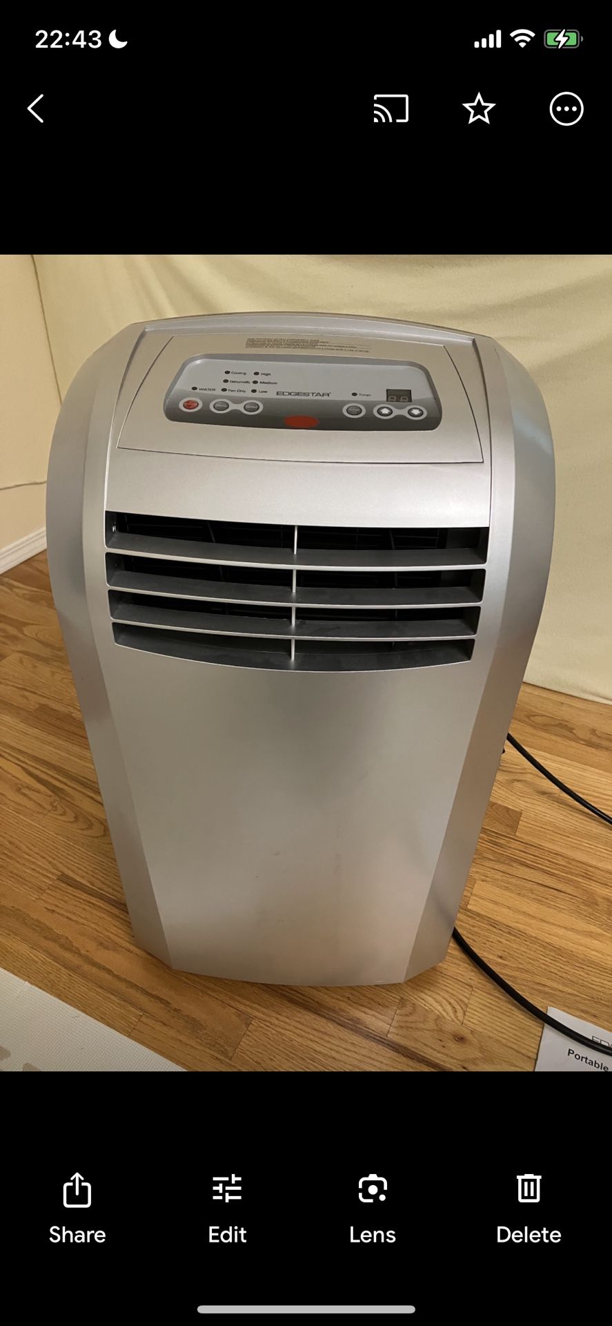 Portable Air Conditioner With Dehumidifier And Fan For Rooms Up To 425 Sq Ft With Remote Control