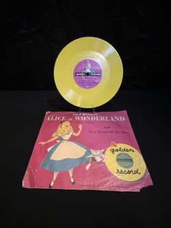1951 Walt Disney, Alice In Wonderland Golden Record, In A World Of My Own