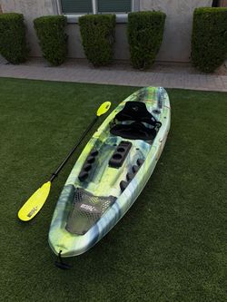 Pelican Blitz 100X Fishing Kayak + Paddle - 10’ Sit-On-Top
