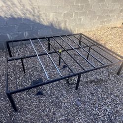 Metal Queen Bed Frame, Low Profile