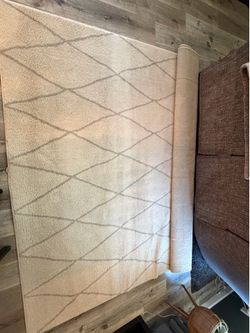 Allen & Roth Kingsley ivory rug