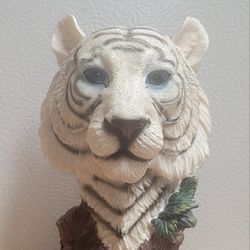 White Tiger Head Statue From Southwestern Reflections Collection 