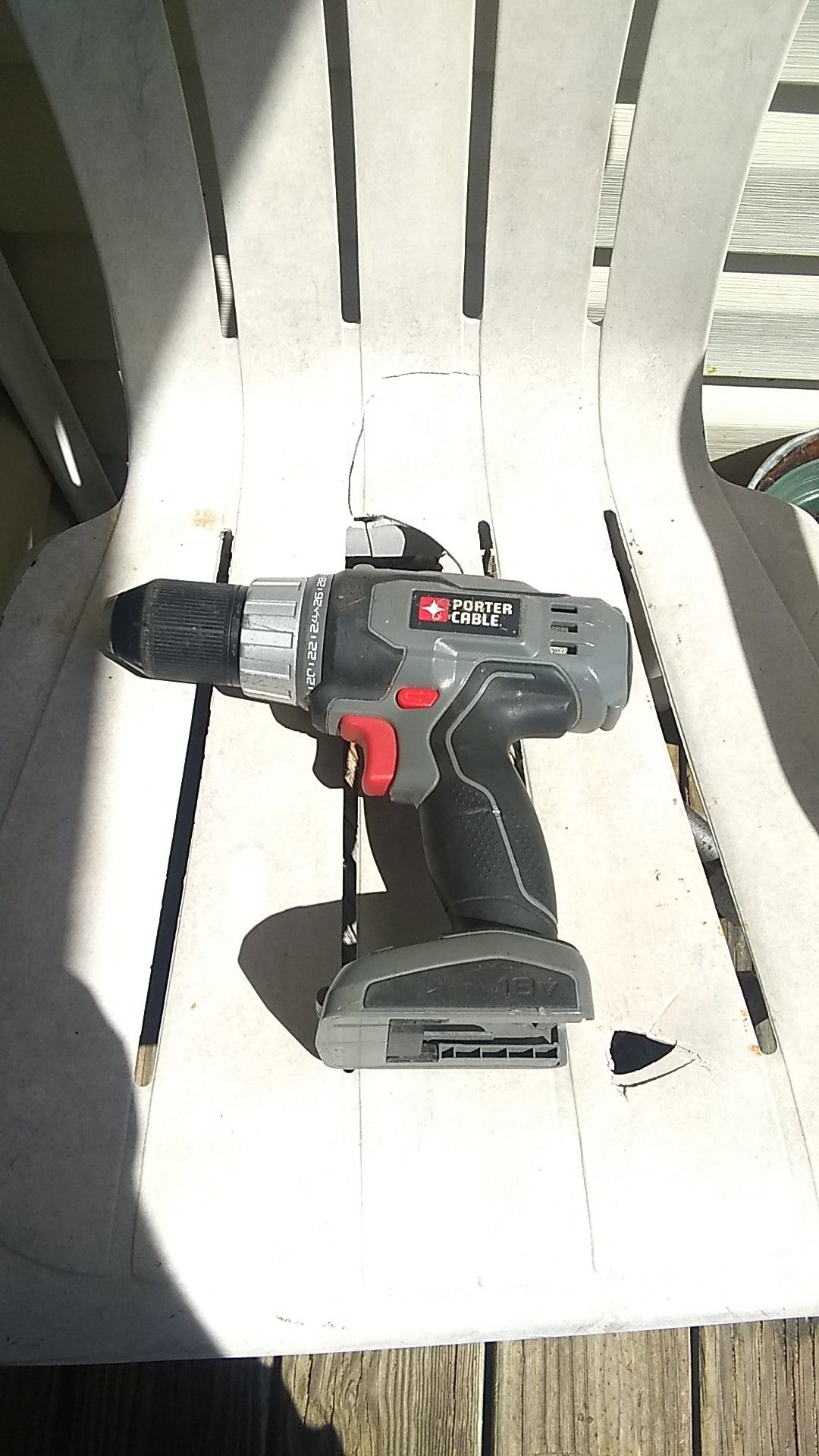 18volt Porter Cable saw and drill I lost the battery