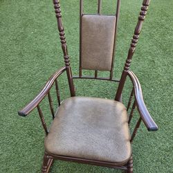 Solid metal Kits rocking chair