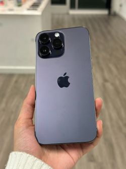 iPhone 14 Pro Max 6.7" (Unlocked) 128GB Deep Purple - 90 day warranty included!
