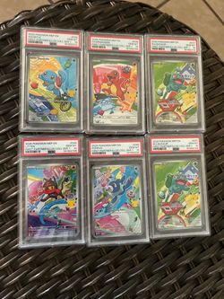 Pokémon First Partner psa 10 slabs