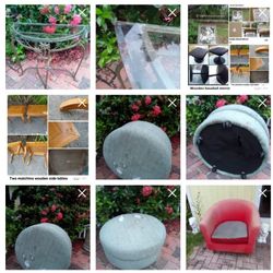 Half Oval Foyer Glass Top Iron Palms Base Entry Way Table 