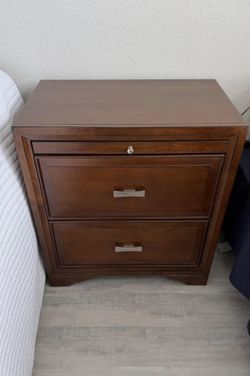 Night stand brown wood