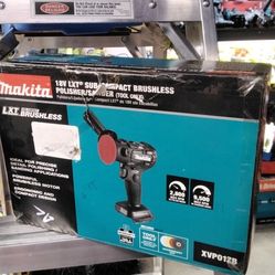 Makita 18V LXT Sub-Compact Brushless Polisher/Sander.  Tool Only 