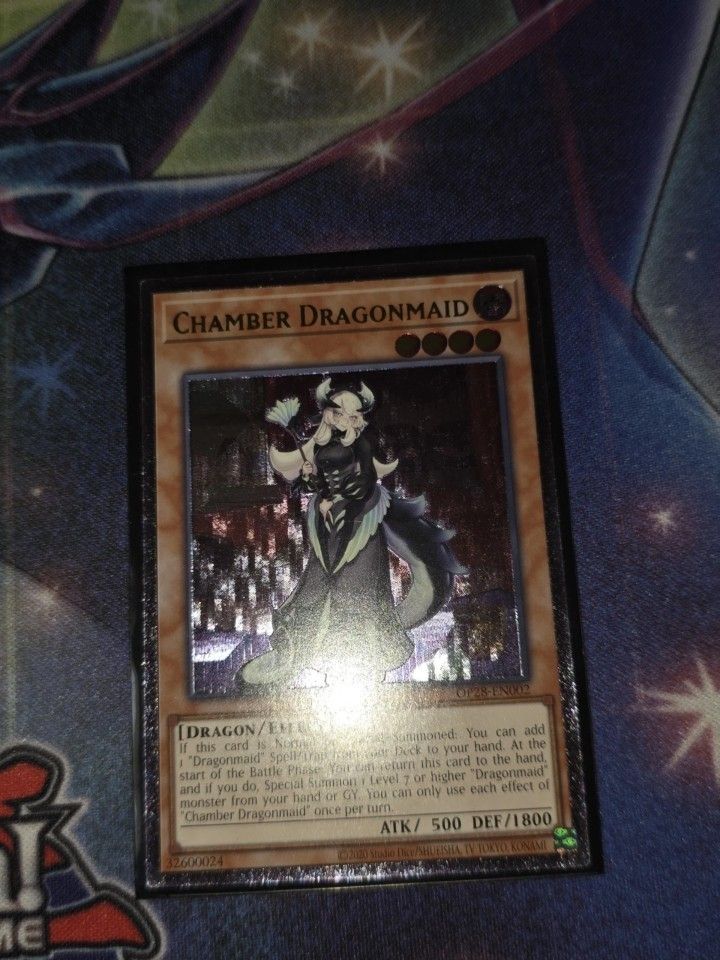 Yugioh Chamber Dragonmaid UTR From Ots Pack 28