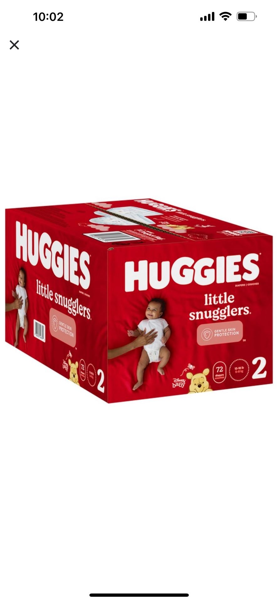 Huggies Little Snugglers Baby Diaper Size 2