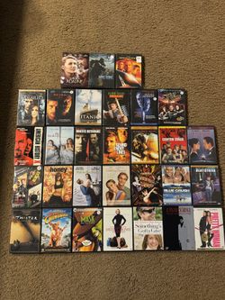 DVD’s - Top Row Sealed / New $3 - All Other Rows $2 Each Or All For $30