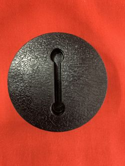 Six NEW Black Resin, 1 1/2” Deck Fill Caps 