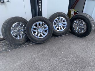 Rims and tires for Chevrolet Silverado pickup