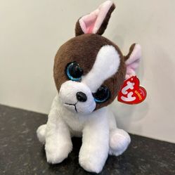 TY Beanie Baby - PORTIA the Terrier Dog (6 inch) - MWMTs Stuffed Animal Toy 