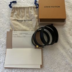 Louis Vuitton Reversible Belt- 85cm