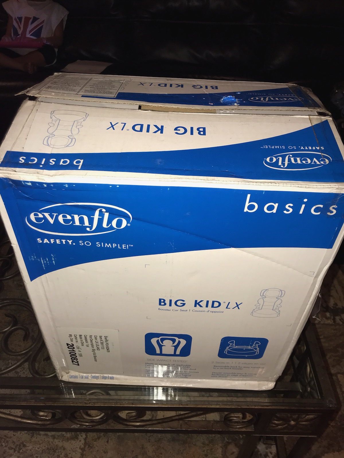 Brand new in the box only open for the picture big kid booster car seat $20