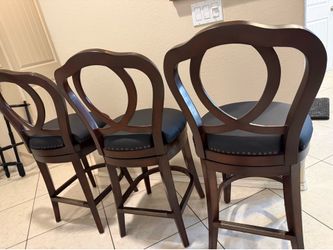 set of 3 new seat cover cushion black bar stool