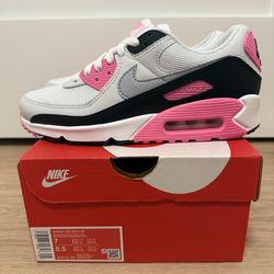 Nike Air Max 90 “White Pink Glow Wolf Grey” Women’s Size 7 /Men’s 5.5 IM4613-100