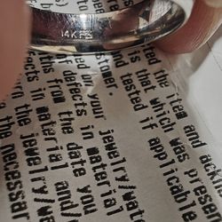 14k Gold Wedding Band 