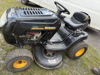 Yard Machines Black Tractor Lawnmower