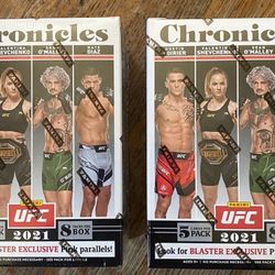 2021 Panini UFC Chronicles Blaster Box Factory Sealed - Khamzat Chimaev Rookie