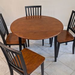 Table and 4 Chairs