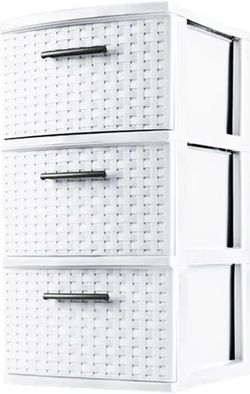 White storage bin