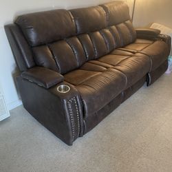 Brown Couches Set 